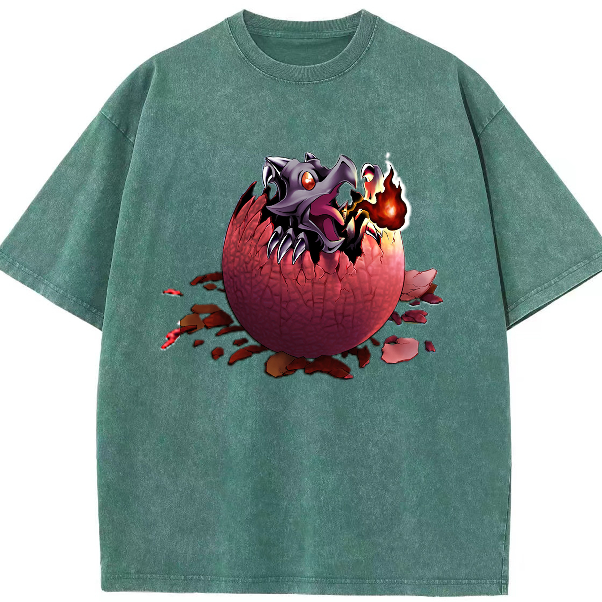 （画像用） 遊☆戯☆王 Yu-Gi-Oh! 綿100% ヴィンテージ風 半袖Tシャツ（フロントプリント）